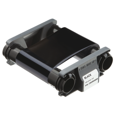 badgy suppplies cbgr0500k black ribbon badgy